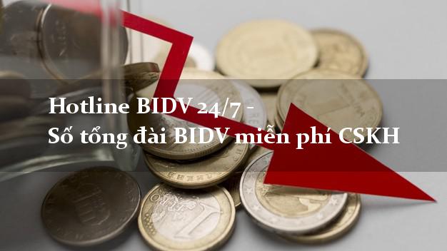 Hotline BIDV 24/7 - Số tổng đài BIDV miễn phí CSKH